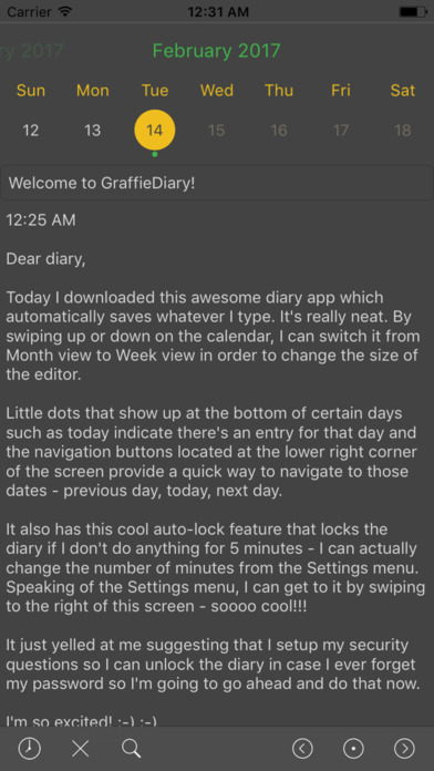 GraffieDiary Pro - Personal Diary / Journal screenshot 4