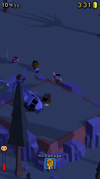Blocky Zombies - Dead Run screenshot 4