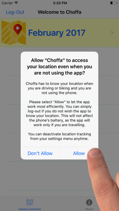 Choffa - Your personal chauffeur screenshot 2