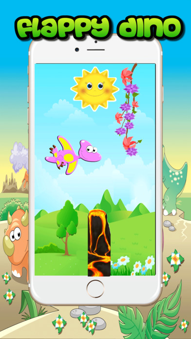 Flappy Dino Jungle World screenshot 2