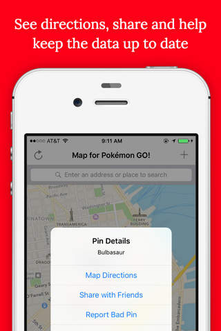 Map for Pokémon GO screenshot 3