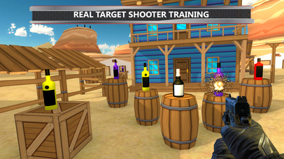 Bottle Shooter Target Practice & Fun Training Sim screenshot 4