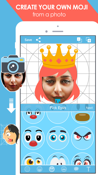 Moji Creator - Emoji Generator & Maker for sticker 앱스토어 스크린샷