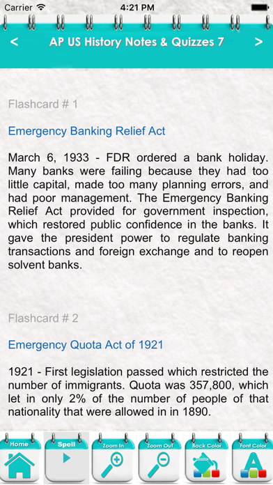AP US History Exam Review & Test Bank App screenshot 3