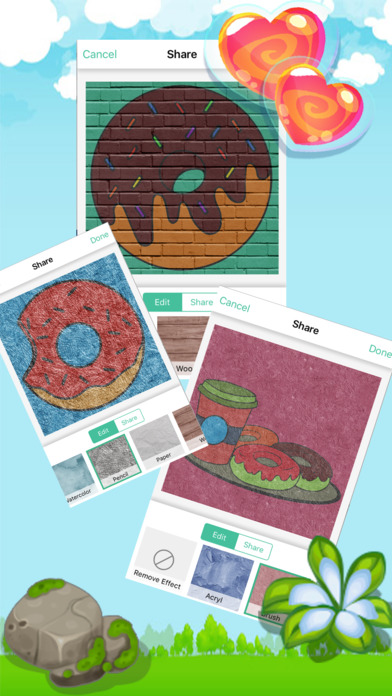 Coloring Hot Donut For Kids screenshot 4