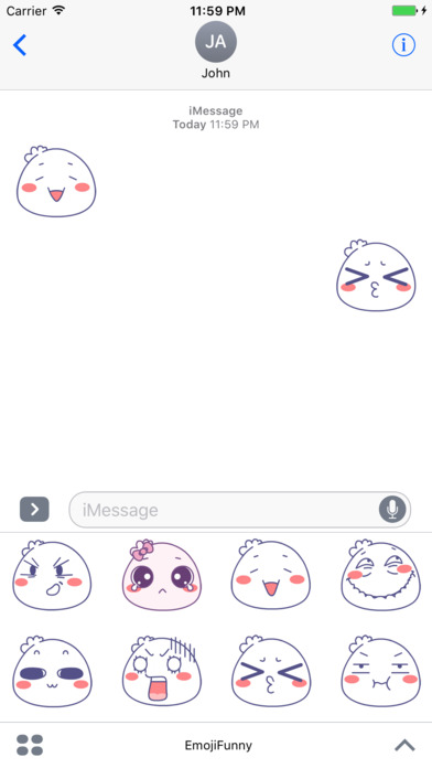 Emoji Lovely Animated Stickers screenshot 3