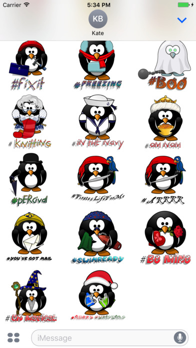 Percival The Penguin Stickers Pack screenshot 3