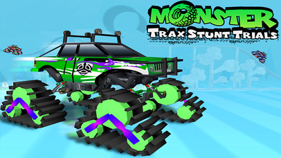 Monster Trax Stunt Trials - 3D Stunt Racing Games screenshot 2