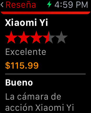 Captura de pantalla del iPhone 4