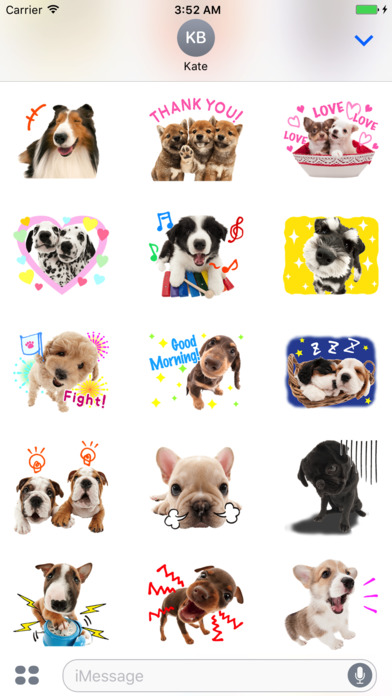 Happy Dog Love Stickers screenshot 3