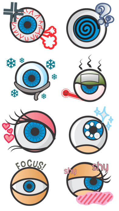 Eyes Emoji - Stickers! screenshot 2