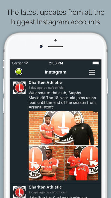 Charlton Athletic RightNow screenshot 4