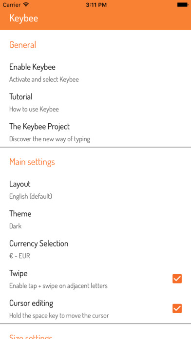 Keybee Keyboard screenshot 4