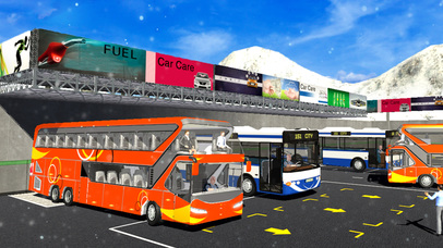 Futuristic Bus Driving Mania: Parking Simulator screenshot 4