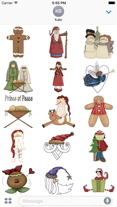 Christmas Stickers #3 for iMessage screenshot 2