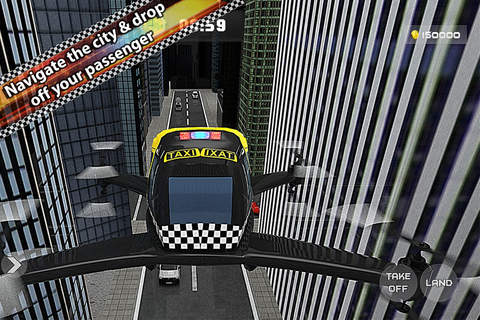 Drone Taxi Flight Simulator: Zombie City screenshot 3
