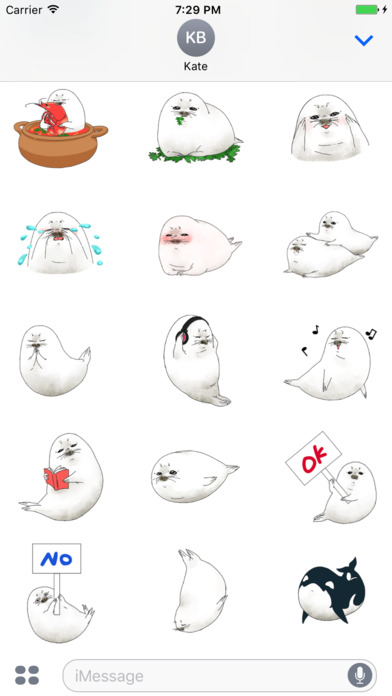 Water Seal Animated Stickers screenshot 2