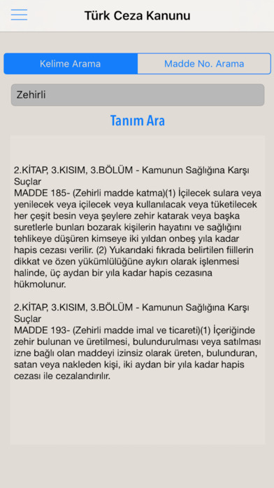 Türk Ceza Kanunu screenshot 4
