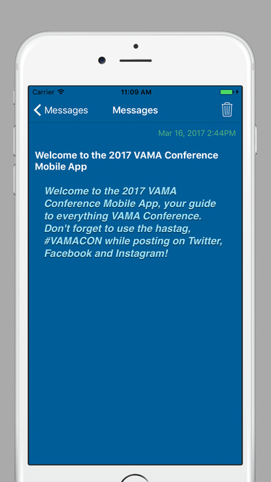 VAMA Events screenshot 2