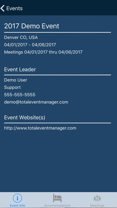 Total Event Management System screenshot 3