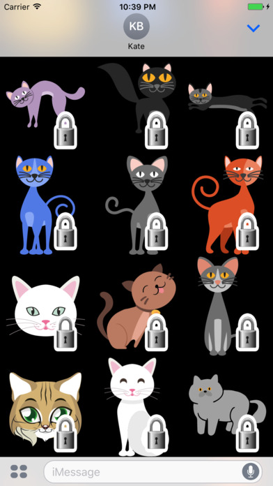 Huge Cat Sticker Pack screenshot 3