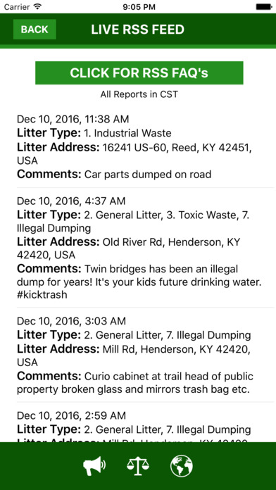 Henderson County Kentucky Litter Tracker screenshot 4