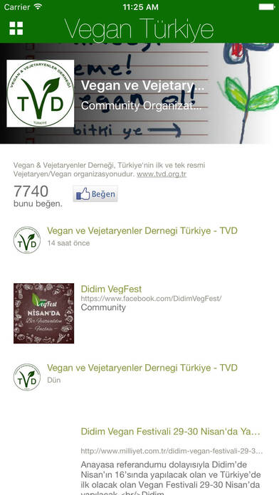 Türkiye Vegan Derneği screenshot 4