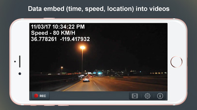 GPS Dashcam Pro - HD Car Driving Recorder. screenshot 2