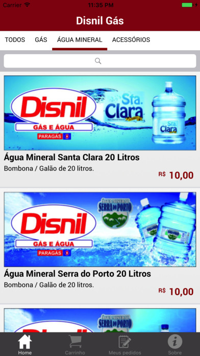 Disnil Gás e Água - Distribuidora screenshot 3