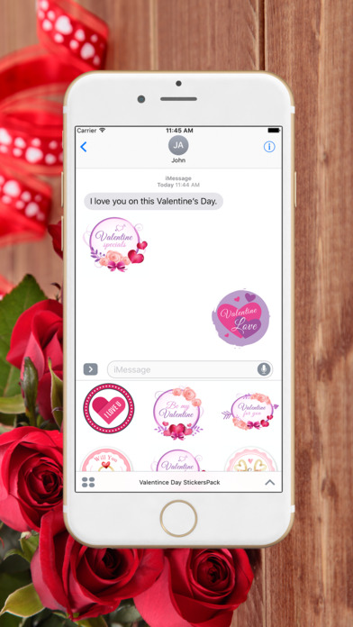 Valentines Day 2017 Stickers screenshot 3