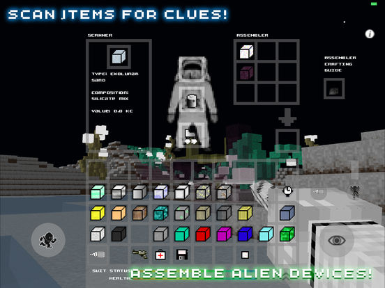 Screenshots of lunacraft for iPad