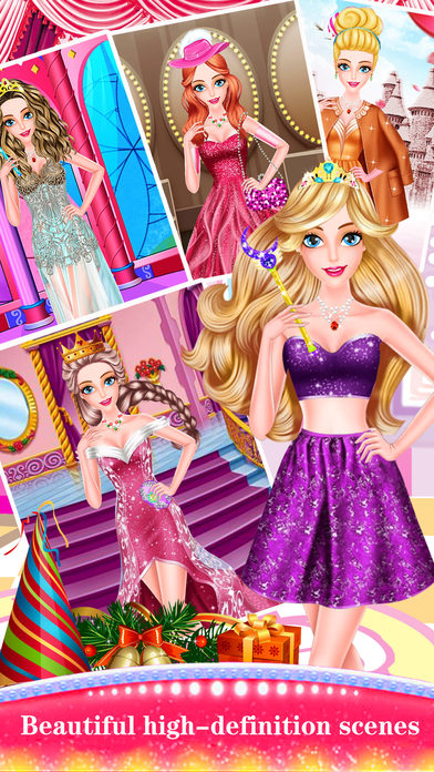 Dress up sweet princess-Fashion Beauty salon games screenshot 2