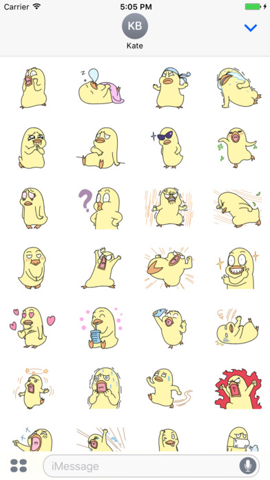 Duckling Funny Stickers screenshot 3