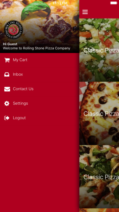Rolling Stone Pizza Company screenshot 2