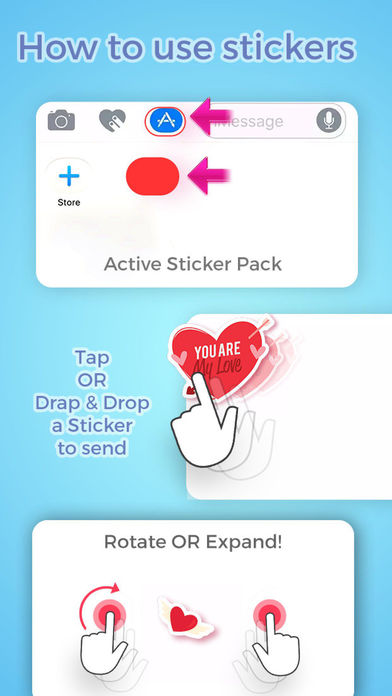 Heart Assortment Stickers screenshot 3
