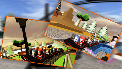 Drive Christmas Roller Coaster Pro screenshot 2