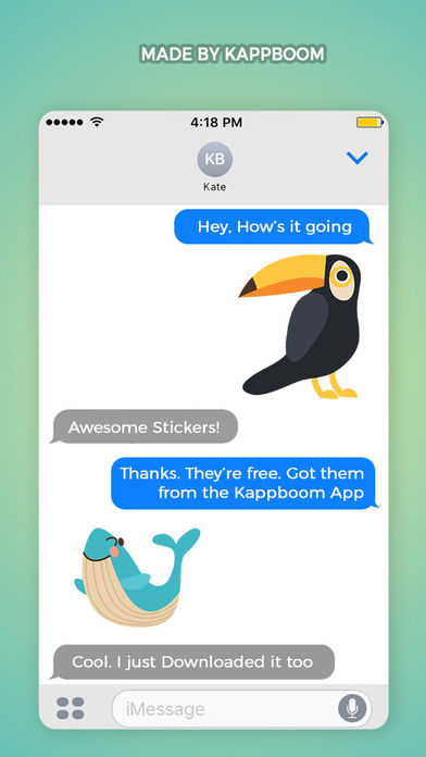 Funny Animal Collection Stickers screenshot 2