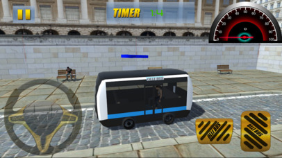 Down Town City Bus Driver: Transport Simulation 3D screenshot 2