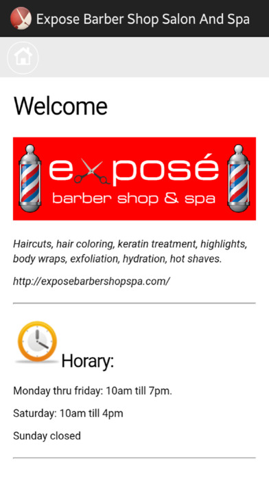 Expose Barbershop Salon And Spa screenshot 2