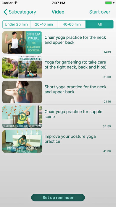 Home yoga practice screenshot 4