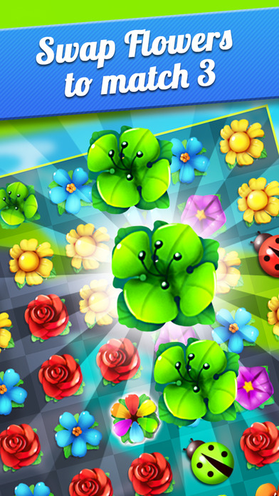 Flower Crush - Match 3 & Blast Garden to Bloom! screenshot 2
