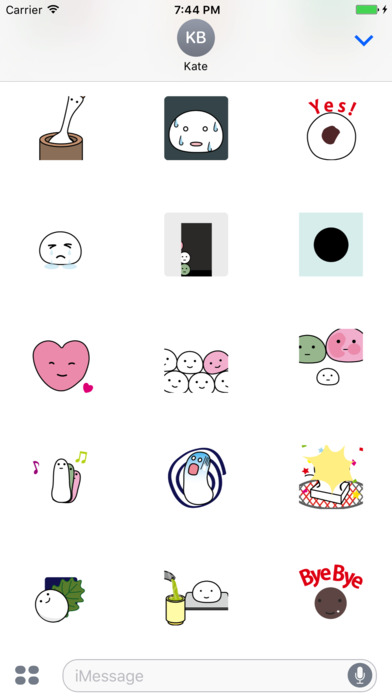 Dumplings Emoji Animated Stickers screenshot 2