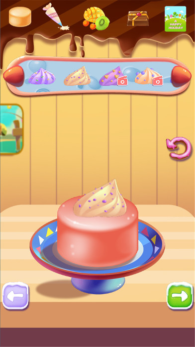 公主游戏   -  小宝宝们最爱玩的做蛋糕游戏 screenshot 2