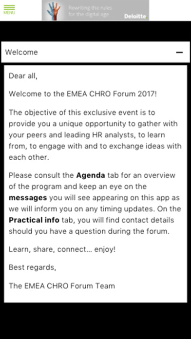 Deloitte EMEA CHRO Forum 2017 screenshot 2