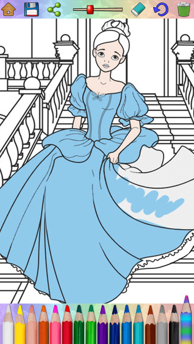 Fairy princess coloring book for kids – Pro screenshot 3