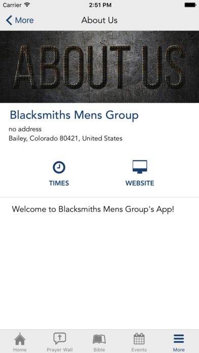Blacksmiths Mens Group screenshot 4