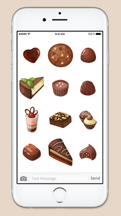 Chocoholic Chocolate Lover Sticker Pack screenshot 4