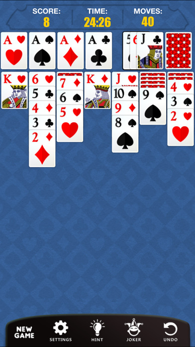 Solitary Classic card game screenshot 2