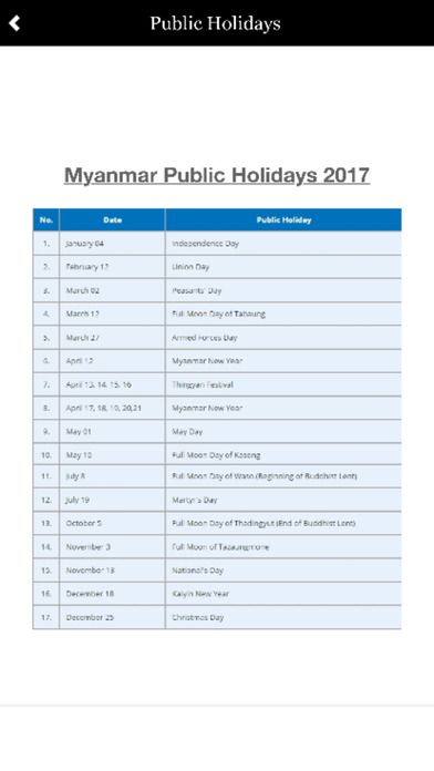 Myanmar Calendar 2017 screenshot 3