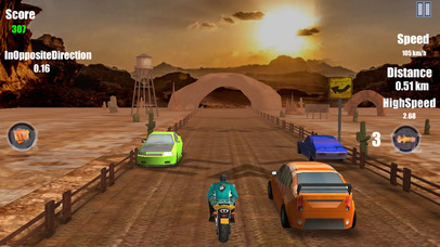 3D Traffic Sim Bike Car Racing - Road Driving Free screenshot 2
